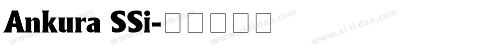 Ankura SSi字体转换